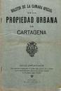 [Issue] Boletín de la Cámara Oficial de la Propiedad Urbana de Cartagena. 10/11/1920.