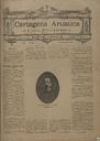 [Ejemplar] Cartagena Artística (Cartagena). 1/12/1890.