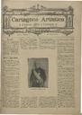 [Ejemplar] Cartagena Artística (Cartagena). 10/2/1891.