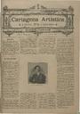 [Issue] Cartagena Artística (Cartagena). 1/1/1892.