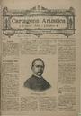 [Ejemplar] Cartagena Artística (Cartagena). 10/1/1892.