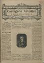 [Ejemplar] Cartagena Artística (Cartagena). 20/1/1892.