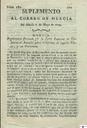 [Issue] Correo de Murcia (Murcia). 6/5/1809.