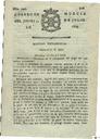 [Issue] Correo de Murcia (Murcia). 20/7/1809.