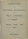 [Ejemplar] Dirección de los Servicios Municipales de Higiene y Salubridad (Cartagena). 4/1906.