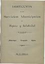 [Ejemplar] Dirección de los Servicios Municipales de Higiene y Salubridad (Cartagena). 11/1906.