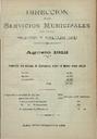 [Issue] Dirección de los Servicios Municipales de Higiene y Salubridad (Cartagena). 8/1912.