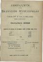 [Issue] Dirección de los Servicios Municipales de Higiene y Salubridad (Cartagena). 10/1912.