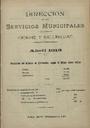 [Issue] Dirección de los Servicios Municipales de Higiene y Salubridad (Cartagena). 4/1913.