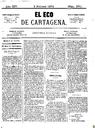[Ejemplar] Eco de Cartagena, El (Cartagena). 3/2/1874.
