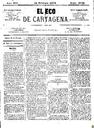 [Ejemplar] Eco de Cartagena, El (Cartagena). 19/2/1874.