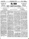 [Issue] Eco de Cartagena, El (Cartagena). 20/2/1874.