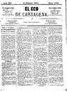 [Issue] Eco de Cartagena, El (Cartagena). 21/2/1874.