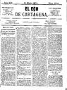 [Issue] Eco de Cartagena, El (Cartagena). 10/3/1874.