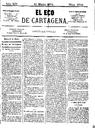 [Ejemplar] Eco de Cartagena, El (Cartagena). 10/3/1874.