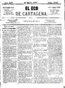 [Ejemplar] Eco de Cartagena, El (Cartagena). 12/3/1874.