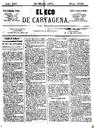 [Ejemplar] Eco de Cartagena, El (Cartagena). 20/3/1874.