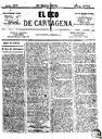 [Ejemplar] Eco de Cartagena, El (Cartagena). 26/3/1874.