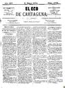 [Ejemplar] Eco de Cartagena, El (Cartagena). 31/3/1874.