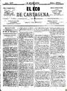 [Ejemplar] Eco de Cartagena, El (Cartagena). 8/4/1874.