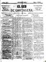 [Ejemplar] Eco de Cartagena, El (Cartagena). 14/4/1874.