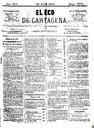 [Issue] Eco de Cartagena, El (Cartagena). 18/4/1874.