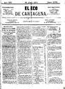 [Ejemplar] Eco de Cartagena, El (Cartagena). 21/4/1874.