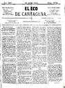 [Ejemplar] Eco de Cartagena, El (Cartagena). 22/4/1874.