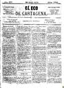 [Ejemplar] Eco de Cartagena, El (Cartagena). 29/4/1874.