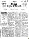 [Ejemplar] Eco de Cartagena, El (Cartagena). 1/6/1874.