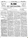 [Ejemplar] Eco de Cartagena, El (Cartagena). 3/6/1874.