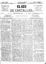 [Ejemplar] Eco de Cartagena, El (Cartagena). 5/6/1874.