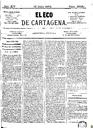 [Issue] Eco de Cartagena, El (Cartagena). 13/7/1874.