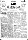 [Ejemplar] Eco de Cartagena, El (Cartagena). 29/7/1874.