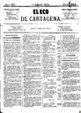 [Issue] Eco de Cartagena, El (Cartagena). 7/8/1874.