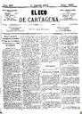 [Ejemplar] Eco de Cartagena, El (Cartagena). 11/8/1874.