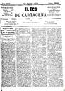 [Ejemplar] Eco de Cartagena, El (Cartagena). 13/8/1874.