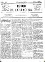 [Ejemplar] Eco de Cartagena, El (Cartagena). 17/8/1874.