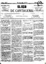 [Ejemplar] Eco de Cartagena, El (Cartagena). 19/8/1874.
