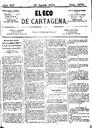 [Ejemplar] Eco de Cartagena, El (Cartagena). 25/8/1874.