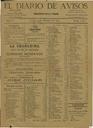 [Ejemplar] Diario de Avisos (Cartagena). 24/10/1891.