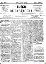 [Ejemplar] Eco de Cartagena, El (Cartagena). 27/8/1874.