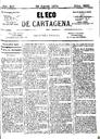 [Issue] Eco de Cartagena, El (Cartagena). 28/8/1874.