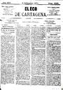 [Ejemplar] Eco de Cartagena, El (Cartagena). 3/9/1874.