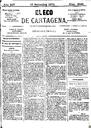 [Issue] Eco de Cartagena, El (Cartagena). 15/9/1874.
