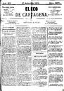 [Issue] Eco de Cartagena, El (Cartagena). 17/9/1874.