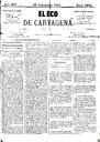 [Ejemplar] Eco de Cartagena, El (Cartagena). 25/9/1874.