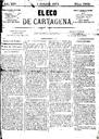 [Issue] Eco de Cartagena, El (Cartagena). 1/10/1874.