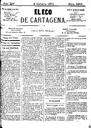 [Ejemplar] Eco de Cartagena, El (Cartagena). 9/10/1874.