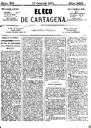 [Ejemplar] Eco de Cartagena, El (Cartagena). 17/10/1874.